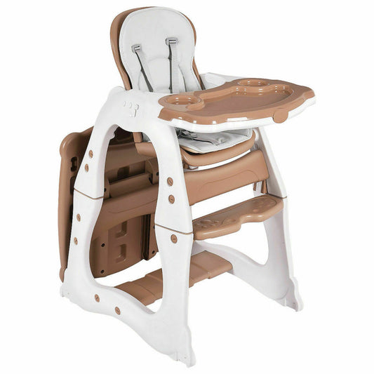 3-in-1 Infant Table and Chair Set with High Chair Functionality