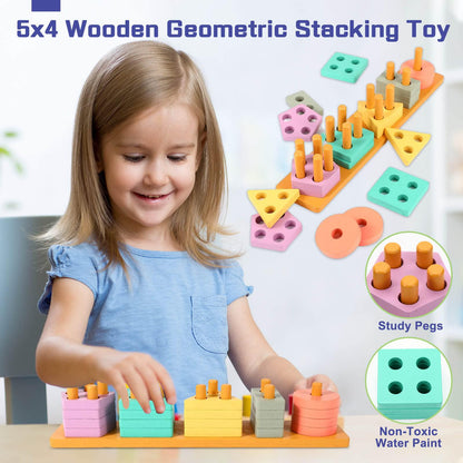 Montessori-Inspired 6-in-1 Sensory Toys for Infants and Toddlers (6 to 12 Months)