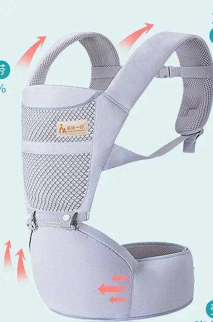 Baby Carrier Backpack with Hip Seat